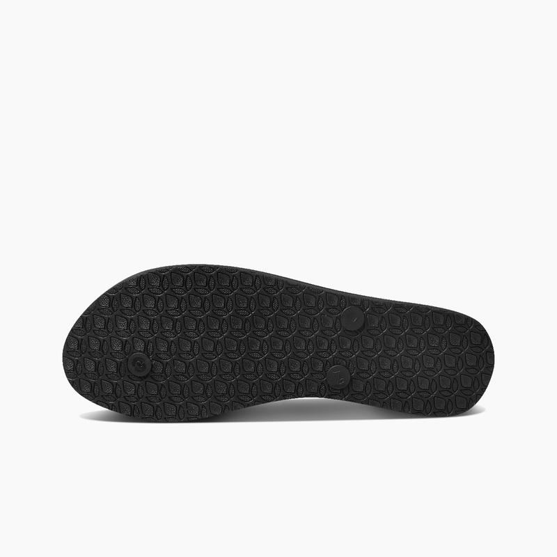 Women's Reef Stargazer Flip Flops Black / Black | 9SjSalgTOGi