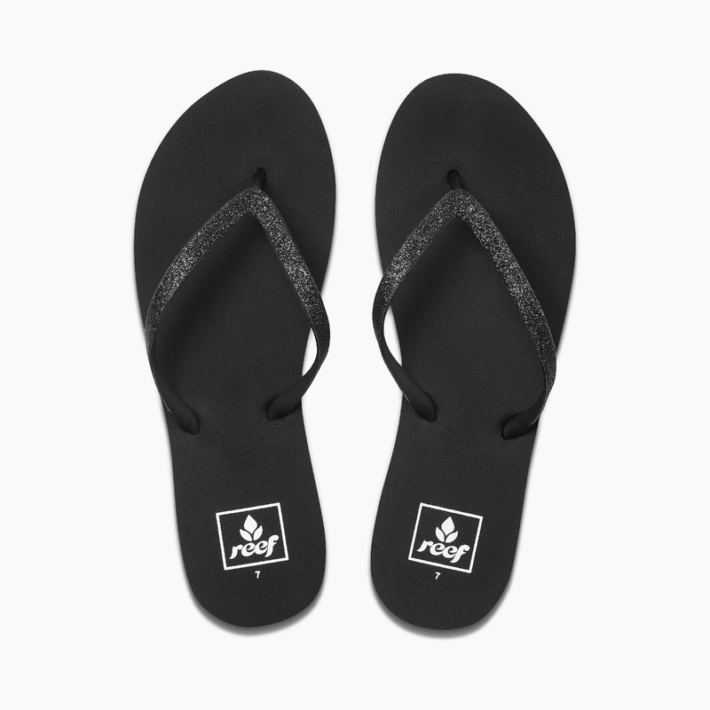 Women\'s Reef Stargazer Flip Flops Black / Black | 9SjSalgTOGi