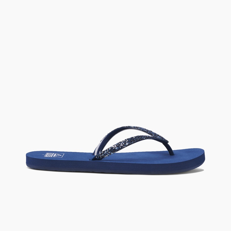 Women's Reef Stargazer Flip Flops Blue | 2IhF9szXmDX