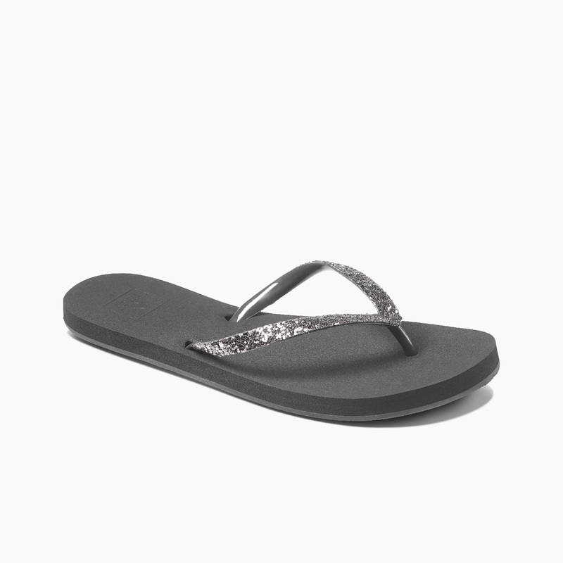 Women's Reef Stargazer Flip Flops Grey | WWkWBXxzMJ3