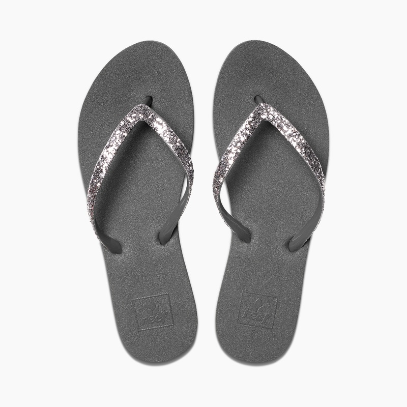 Women\'s Reef Stargazer Flip Flops Grey | WWkWBXxzMJ3