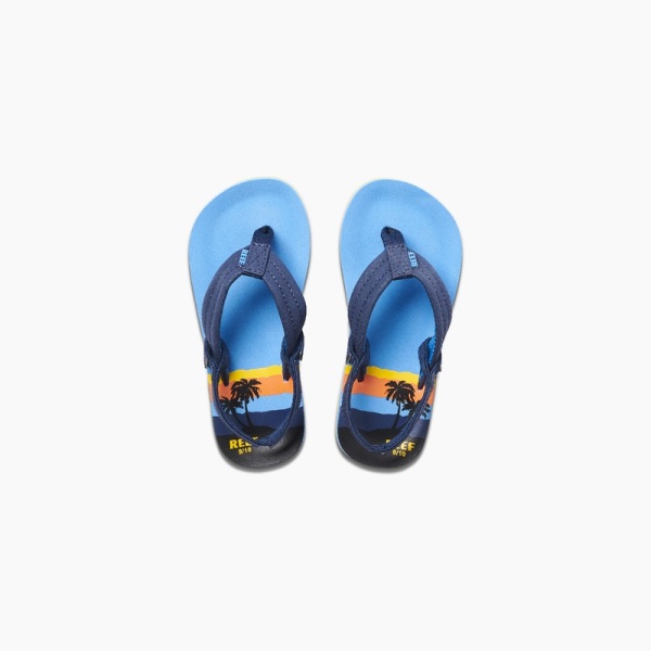 Kids' Reef Little Ahi Boys Blue | IhxQdQK0Vc1