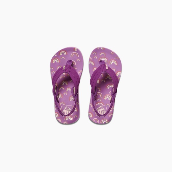 Kids' Reef Little Ahi Girls Purple Multicolor | SmxmPmWyyeE