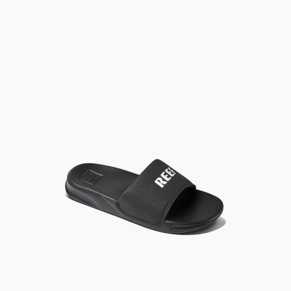 Kids' Reef One Slide Boys Black / White | ugZv0KVAYjS