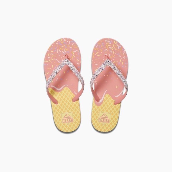 Kids' Reef Stargazer Prints Girls Cream | 4y1qRfhpyf9