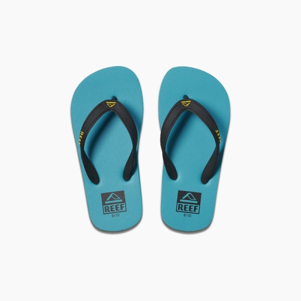 Kids' Reef Switchfoot Boys Black / Turquoise | DFAFtYqA2NQ