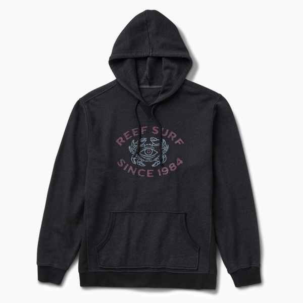 Men's Reef Beacon Terry Pullover Black | c4lVnbGiVqz