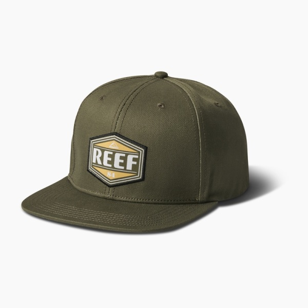 Men's Reef Brava Hats Olive | jvY9CM1BENZ