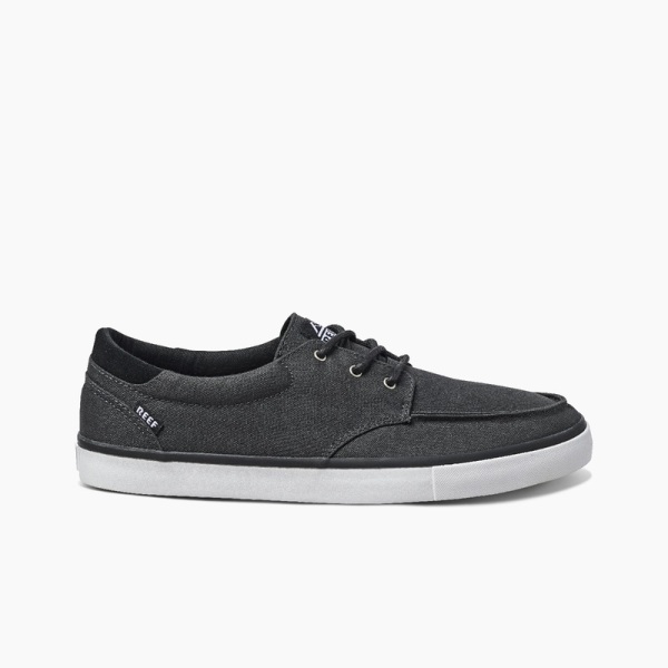 Men's Reef Cushion Celine Sneakers Black / White | q4F4CdLMaMU