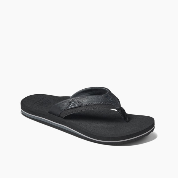 Men's Reef Cushion Dawn Flip Flops Black | 7H7nGGt0N1z