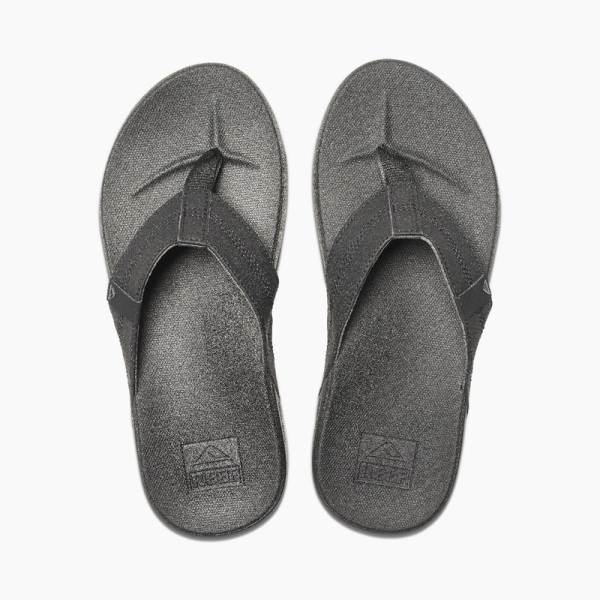 Men's Reef Cushion Phantom Flip Flops Black | caEqLIlQU8Q