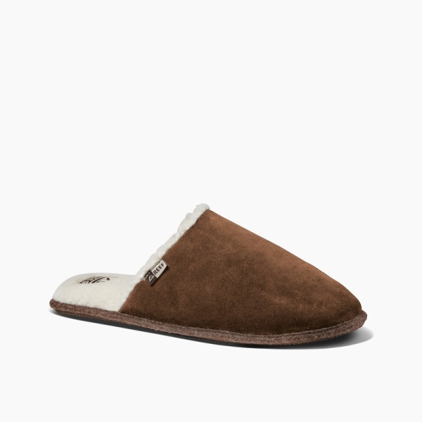 Men's Reef Cushion Sands Slippers Brown | FsuUR8mAikH