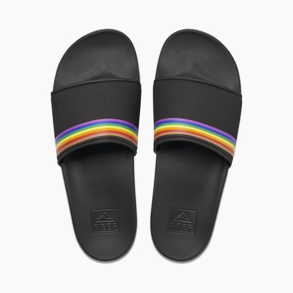 Men's Reef Cushion Scout Slides Multicolor | 6YgKXQE8pO5