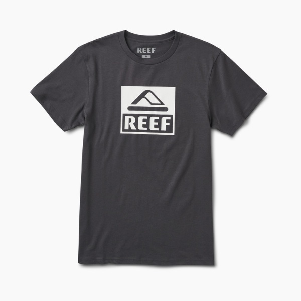 Men's Reef Cushion Spring Joy T Shirts Black | D6aOKNqPmNp