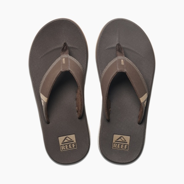 Men's Reef Fanning Low Flip Flops Brown | qjEh3MtGira