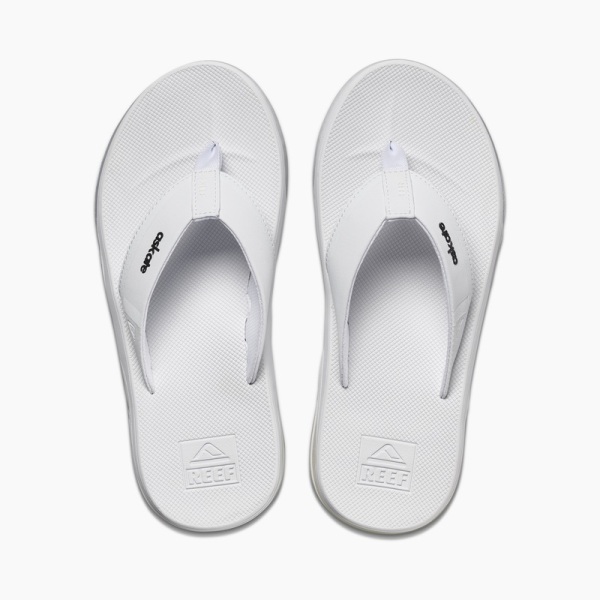 Men's Reef Fanning Low Flip Flops White | vFQsNV3bfff