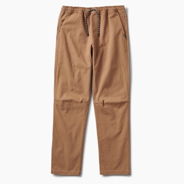 Men's Reef Matthew Twill Pants Brown | p1IYR2w0Cdw