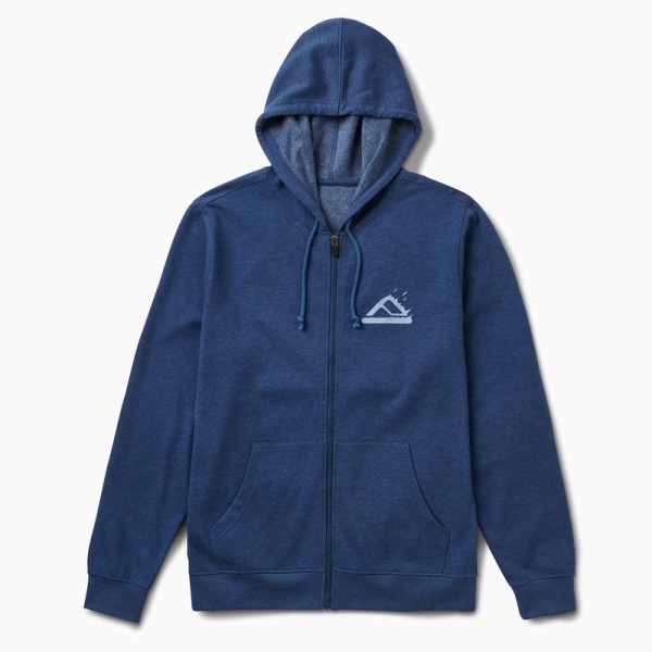 Men's Reef Nelson Zip Hoodie Blue | aOgVDnZ0Tkx