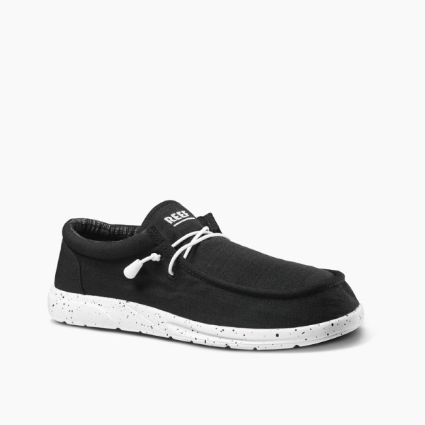 Men's Reef Seas X Opi Sneakers Black / White | PD31niJza9k