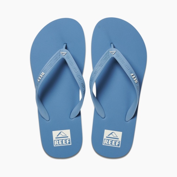 Men's Reef Seaside Flip Flops Blue | sgWNdFvYuWT