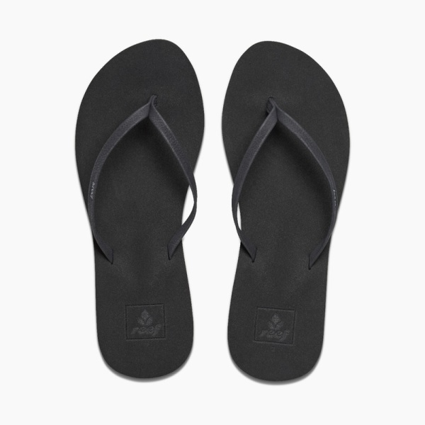 Women's Reef Bliss Nights Flip Flops Black | hqzWWeJqEgH