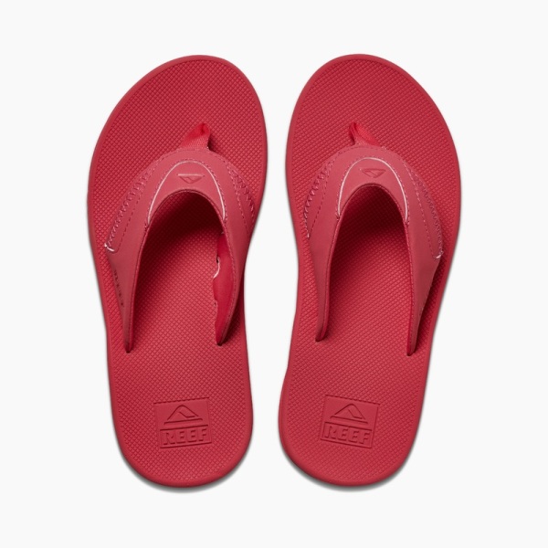 Women's Reef Fanning Flip Flops Pink | Ajqf54lpMLy