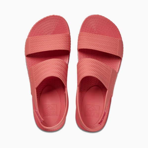 Women's Reef Reef Water Vista Slides Pink | iq38lUSAR1o