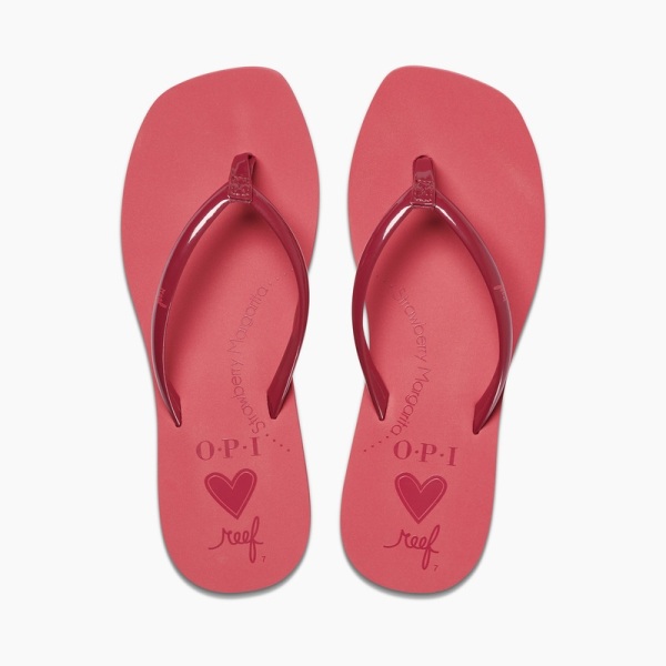 Women's Reef Seas X Opi Flip Flops Multicolor | 6XKkQnMar8V