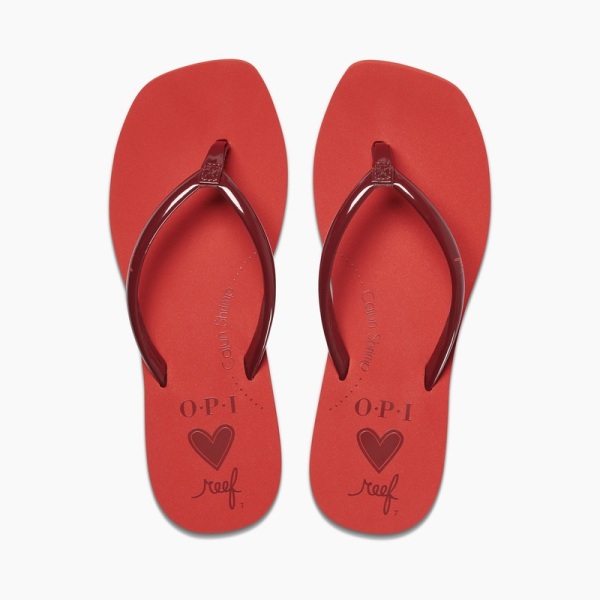 Women's Reef Seas X Opi Flip Flops Multicolor | exCKZIIuSqh